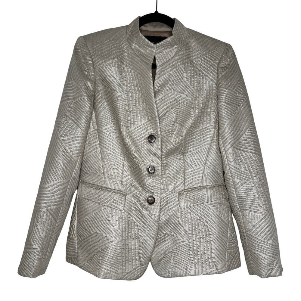Lafayette 148 Gold Blazer 6